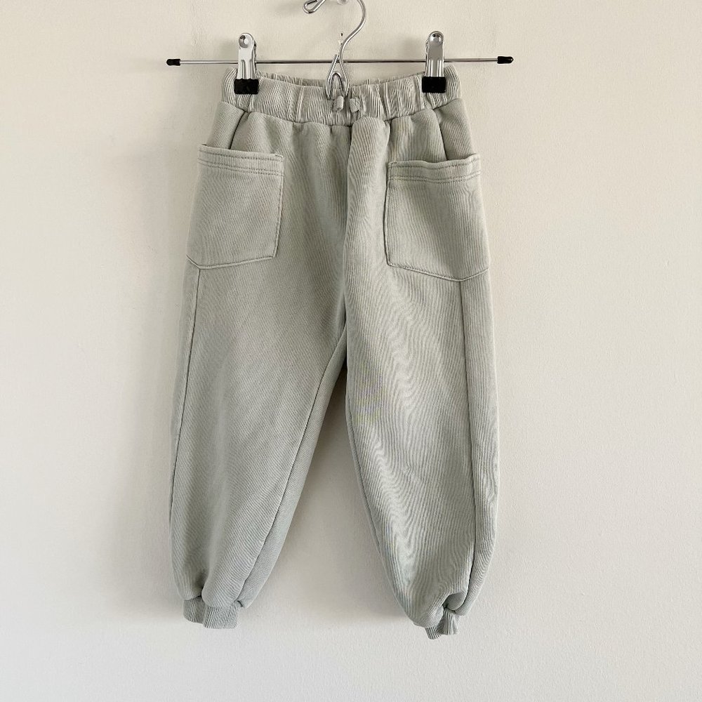 Zara Kids Jogger Sweatpants 4-5y Green